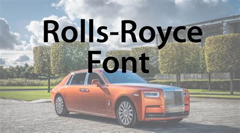 Rolls Royce Font » Fonts Max