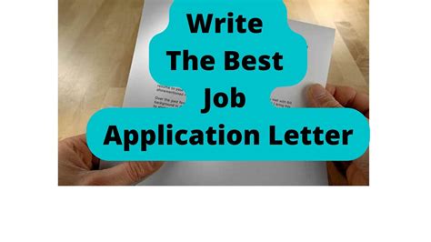 How To Write A Best Job Application Letter - Just Matric Jobs