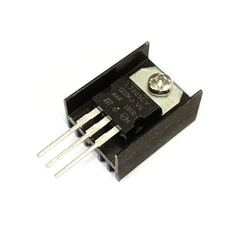 Aluminium Heatsink TO-220 Black - Einstronic Enterprise