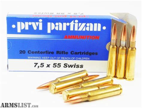 ARMSLIST - Want To Buy: 7.5x55 Swiss Ammo