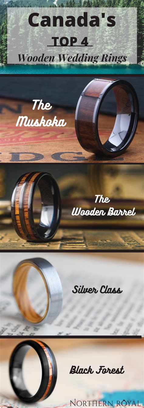 Wooden Wedding Bands Canada - jenniemarieweddings