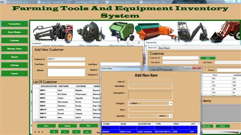 Farming Tools and Equipment Inventory System | SourceCodester