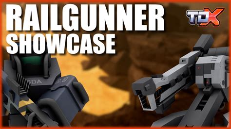 NEW RAILGUNNER TOWER Showcase | Tower Defense X | Roblox - YouTube