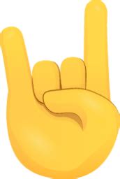 "Sign of the horns emoji" Emoji - Download for free – Iconduck