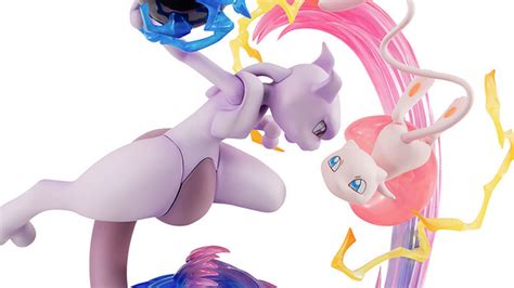 Crunchyroll - New G.E.M.EX Figure Captures Upcoming Mew vs. Mewtwo Battle