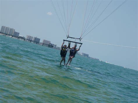 Parasailing at Clearwater Beach, Florida | Clearwater beach, Clearwater ...