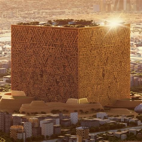 Saudi Arabia’s New Giant Cube-Shaped Super Tall Skyscraper - Thursd