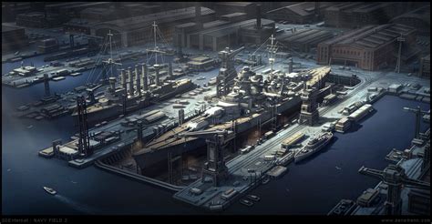 Shipyard by penemenn on DeviantArt