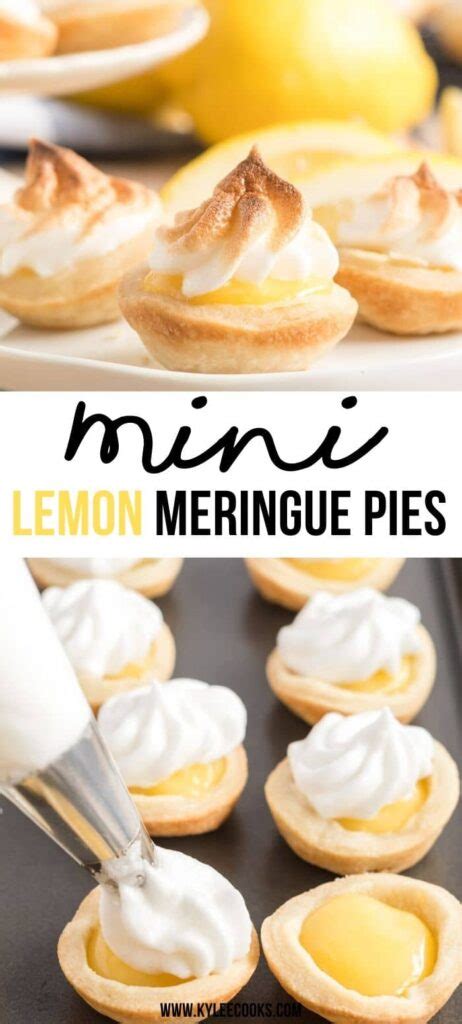 Easy Lemon Meringue Pie (Minis) - Kylee Cooks