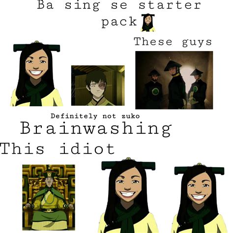 Ba sing se starter pack : r/starterpacks