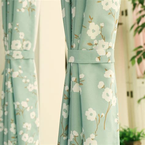 South Korean rural fresh flower curtains kapok cotton line semi shade cloth curtain pastoral ...