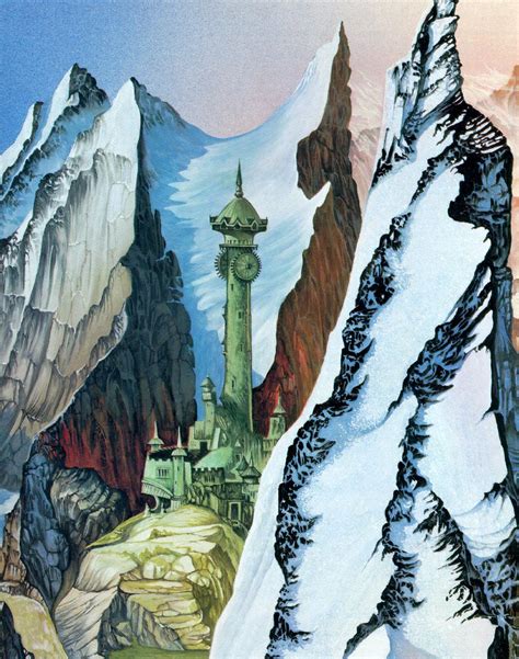 Minas Morgul, Tower of Sorcery ~ Roger Garland. | Earth illustration, Tolkien art, Middle earth