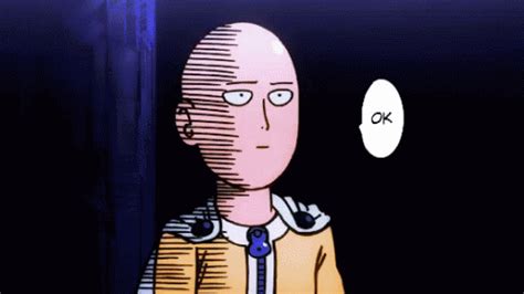 One Punch Man Ok GIF - One Punch Man Ok Saitama - Discover & Share GIFs