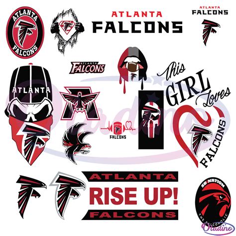 Rise Up Atlanta Falcons Logo Svg Bundle