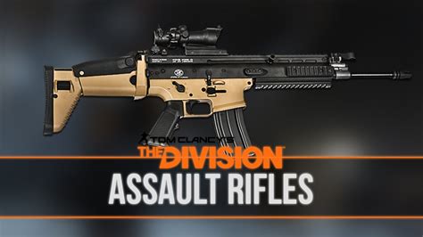 The Division Weapons - Assault Rifle Comparison (Statistics and Set-Up ...