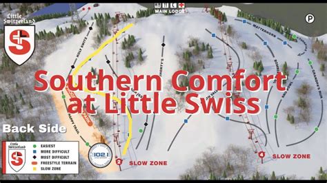 Little Switzerland Ski Area - Southern comfort (blue) - YouTube