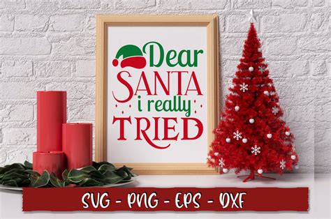 Dear santa i really tried SVG - So Fontsy