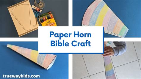 Jericho Horn Bible Craft - YouTube