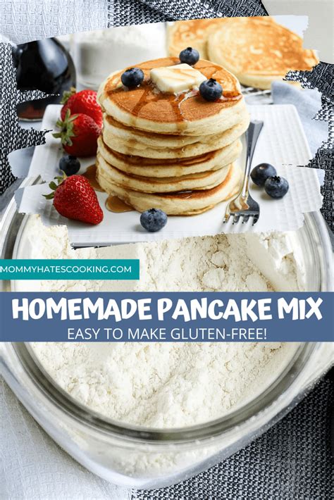 Gluten-Free Homemade Pancake Mix - Mommy Hates Cooking