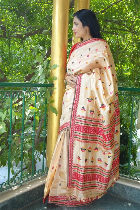 Sohum Sutras: Assamese Muga silk saree