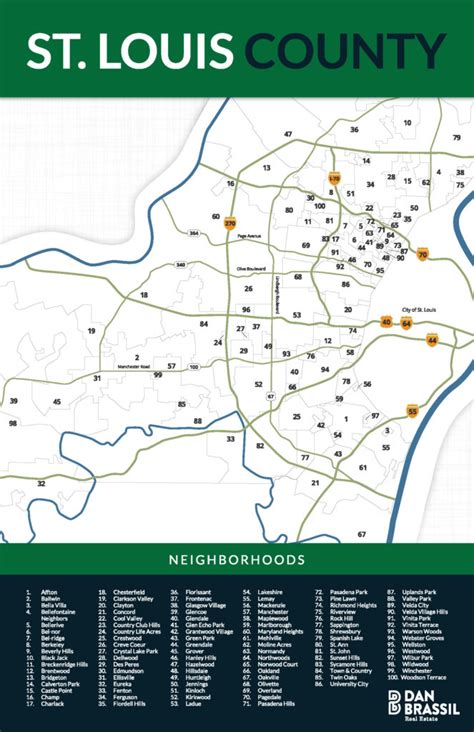 St Louis County Street Map | semashow.com