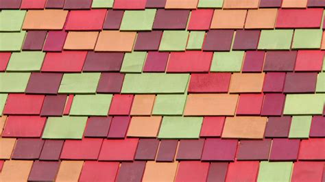 Colorful Roof Tiles Background Free Stock Photo - Public Domain Pictures
