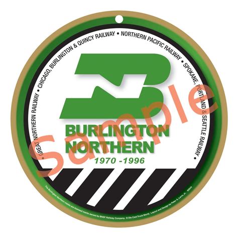 Burlington Northern Railroad Logo Wood Plaque / Sign - Etsy