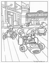 34 Mario Kart Coloring Pages Free PDF Printables sketch template