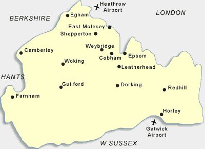 Surrey Information - British Services UK Guides