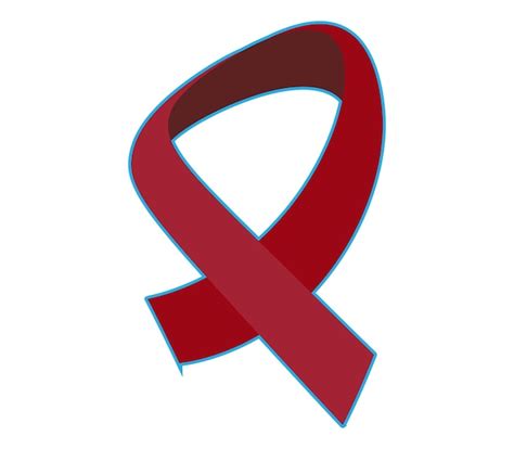 Premium Vector | Aids awareness ribbon