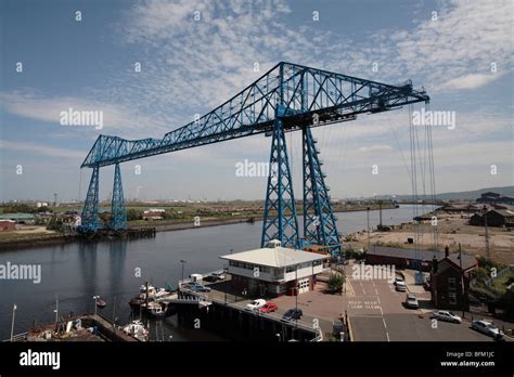 Middlesbrough Transporter Bridge Stock Photo - Alamy