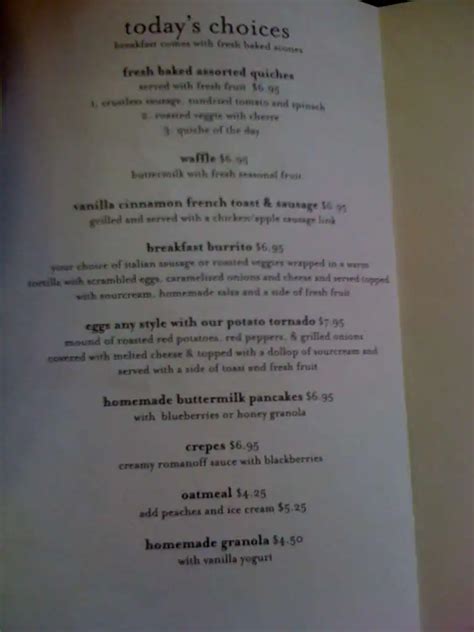 Cafe Stephanie Menu, Menu for Cafe Stephanie, Newport, Newport ...