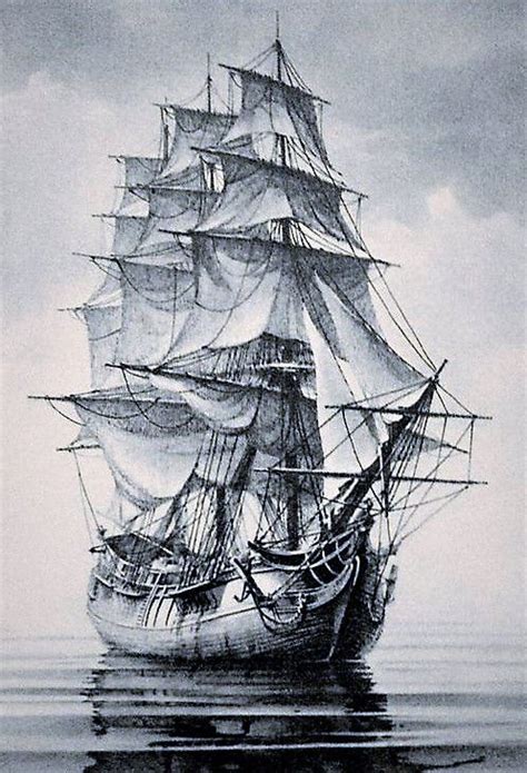 'Drying Sails' | Disegno di nave, Paesaggi, Navi a vela