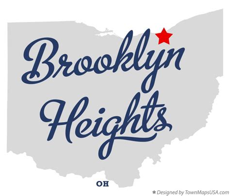 Map of Brooklyn Heights, OH, Ohio