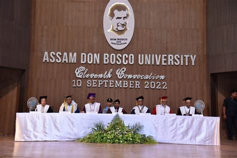 Governor Of Assam Attends 11th Convocation Of Assam Don Bosco University