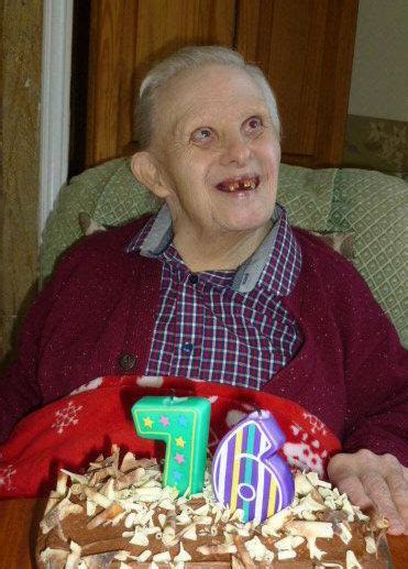 World’s oldest person with Down’s syndrome celebrates his 77th birthday at his care home ...