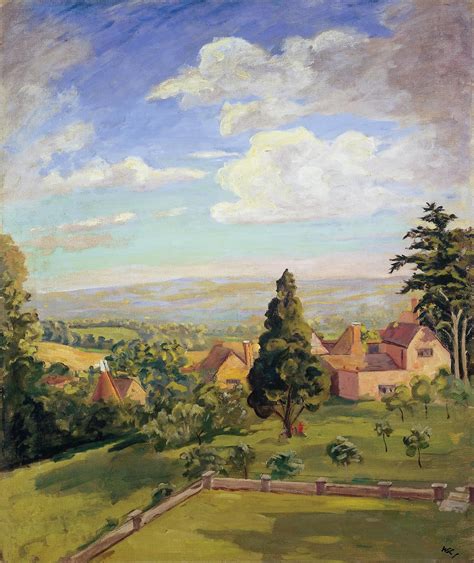 View From Chartwell 1948 by Sir Winston Churchill | Churchill paintings ...