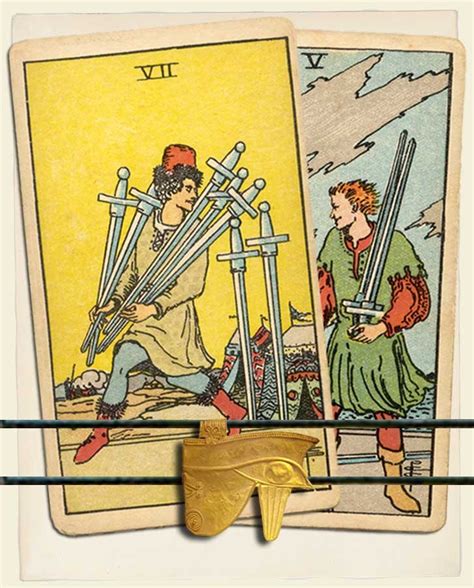 Seven of Swords and Five of Swords Combination Reading (with insights for love & relationships ...