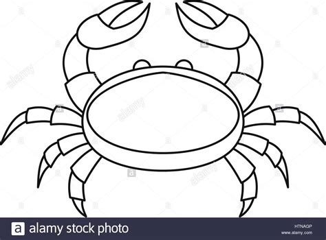 Crab Outline Drawing at GetDrawings | Free download