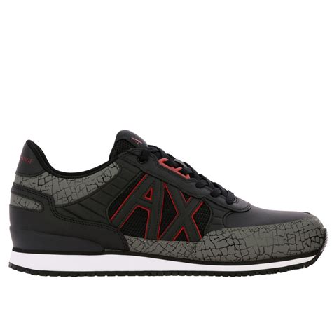 Armani Exchange Men's Sneakers in Black for Men - Lyst