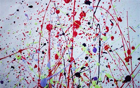 Splatter Two Painting by Iris Hall - Pixels