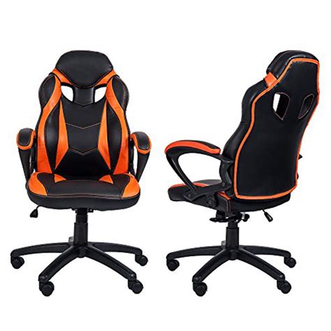 Merax Ergonomic Gaming Chair Executive Office Chair Orange