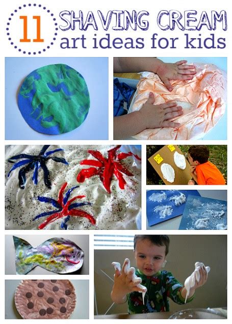 11 Shaving Cream Art Ideas - No Time For Flash Cards