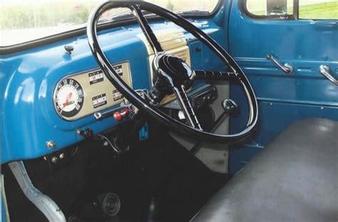 1950 Ford F1 pickup truck interior view | Truck interior, Ford truck ...