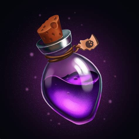 Glass potion bottle icon on Behance