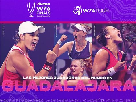 Las Akron WTA Finals llevarán lo mejor del tenis a Guadalajara