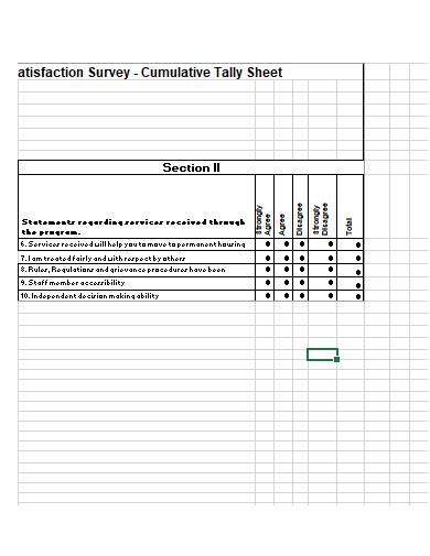 FREE 18+ Tally Sheet Samples and Templates in Excel | PDF