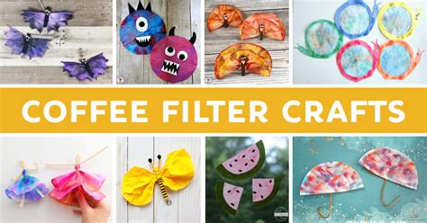 28 Creative Coffee Filter Crafts & Art Projects - Fabulessly Frugal