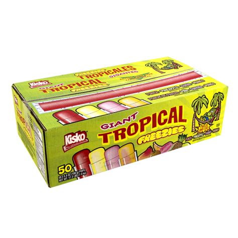 UPC 064331148657 - Kisko Giant Tropical Freezies 5.5 oz, 50 Count | upcitemdb.com