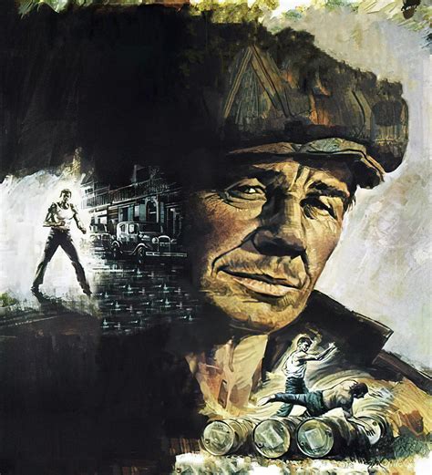 ''Hard Times'', 1975, movie poster painting Painting by Stars on Art - Pixels